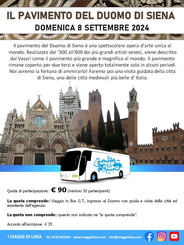 Il pavimento del Duomo di Siena- viaggio di gruppo-i viaggi di lara