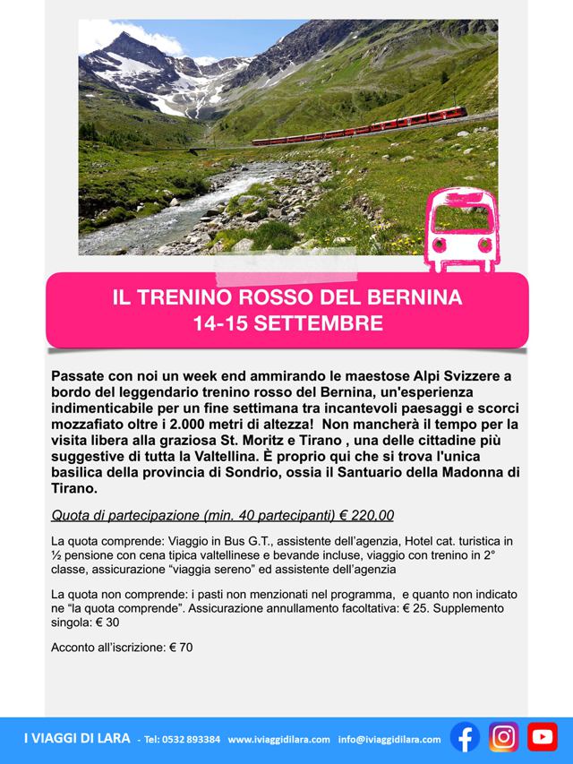 Trenino del Bernina, Settembre