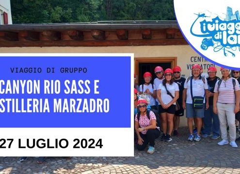 viaggio di gruppo canyon rio sass