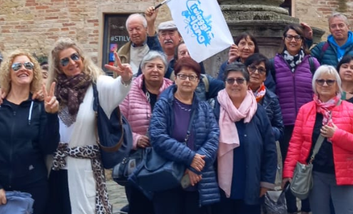 viaggio di gruppo a montepulciano e abbazia monte oliveto, i viaggi di lara