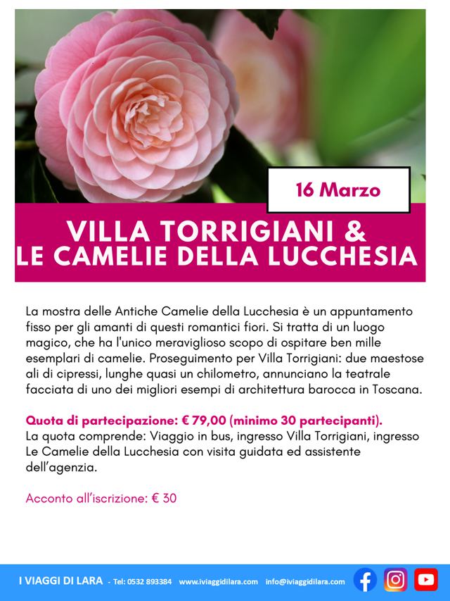 Villa Torriggiani e camelie lucchesia- i viaggi di lara