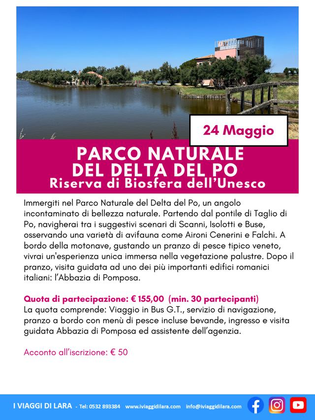 viaggi di gruppo-Parco delta del Po- i viaggi di lara