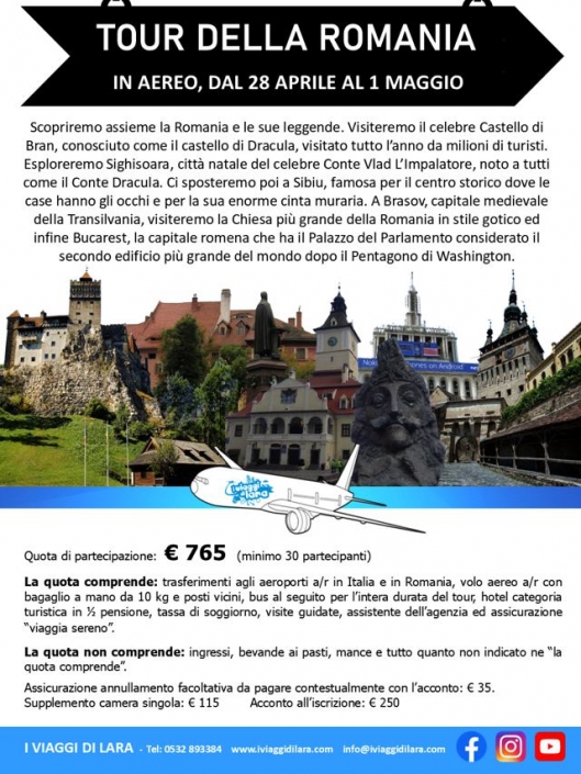 Tour Romania Transilvania web I Viaggi di Lara