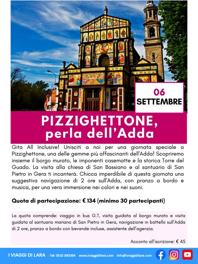 viaggio di gruppo-Pizzighettone