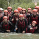 viaggio di gruppo valle aurina rafting e fly line