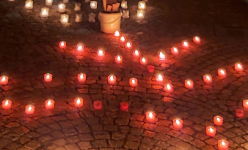 viaggio di gruppo a fiumalbo festa candele