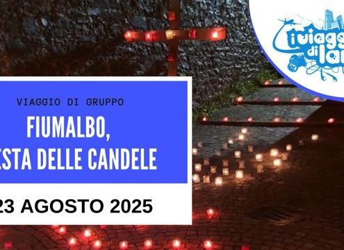 viaggio di gruppo a fiumalbo festa candele