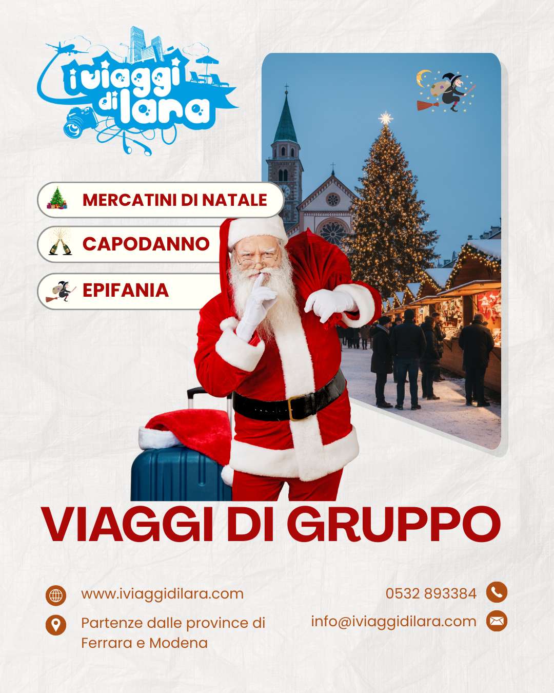 viaggi di gruppo mercatini di natale 2025  i viaggi di lara