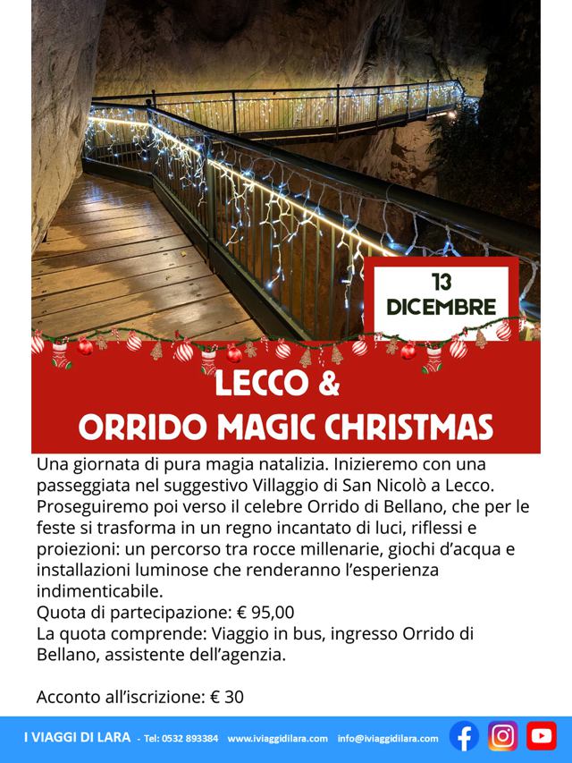 viaggio di gruppo-Orrido di Bellano Christmas Lights-i viaggi di lara