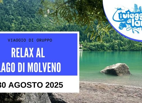 viaggio di gruppo al lago di molveno