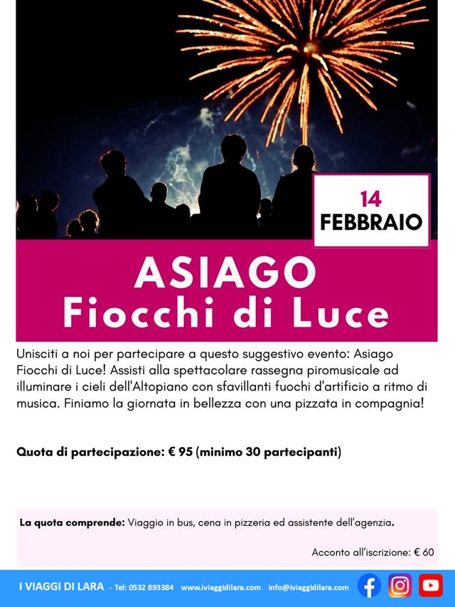 viaggio di gruppo-Asiago e fiocchi di luce- i viaggi di lara