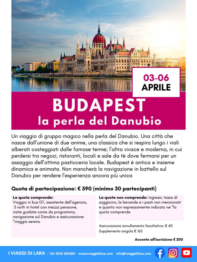 viaggio di gruppo-Budapest - i viaggi di lara