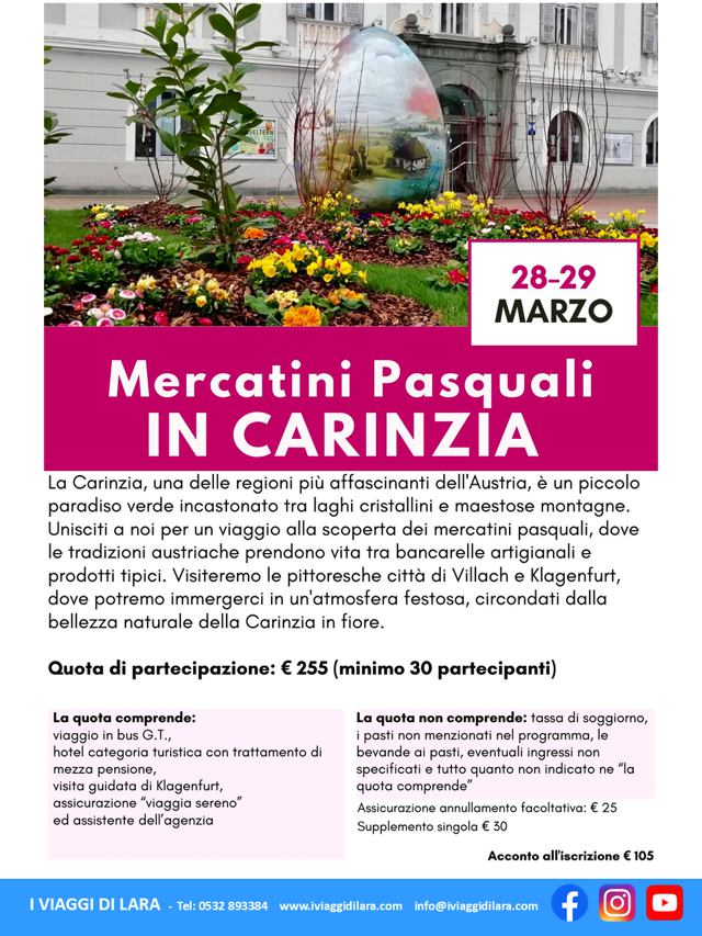 viaggio di gruppo-Carinzia - i viaggi di lara
