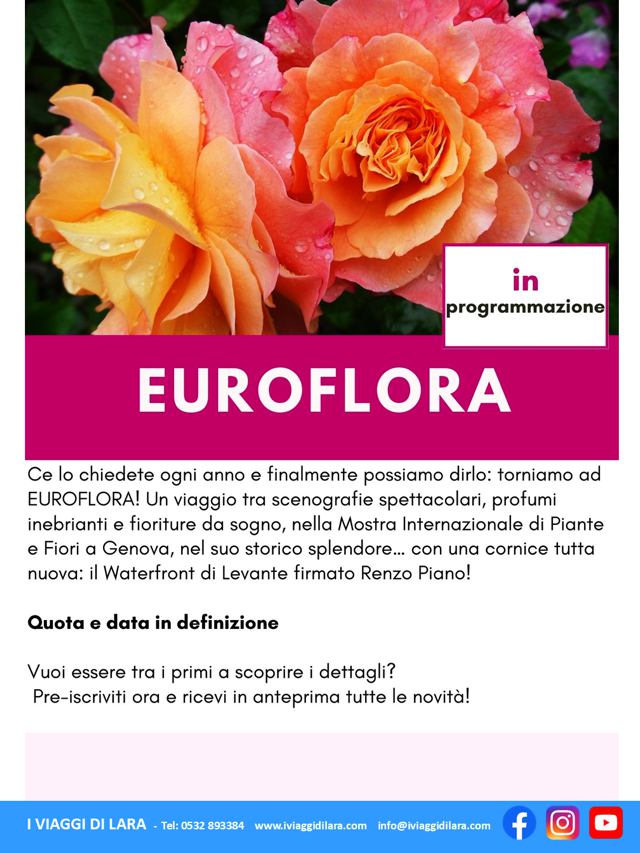 viaggio di gruppo-Euroflora - i viaggi di lara