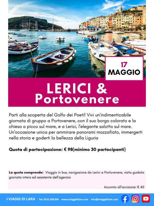 viaggio di gruppo-Lerici e Portovenere - i viaggi di lara
