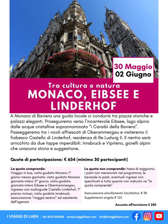 viaggio di gruppo-Monaco - i viaggi di lara