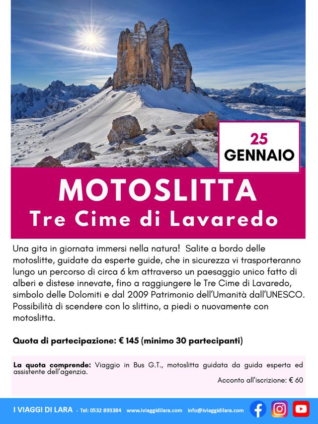 viaggio di gruppo-Tre Cime di Lavaredo - i viaggi di lara