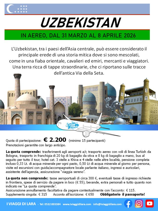 viaggio di gruppo-Uzbekistan- i viaggi di lara