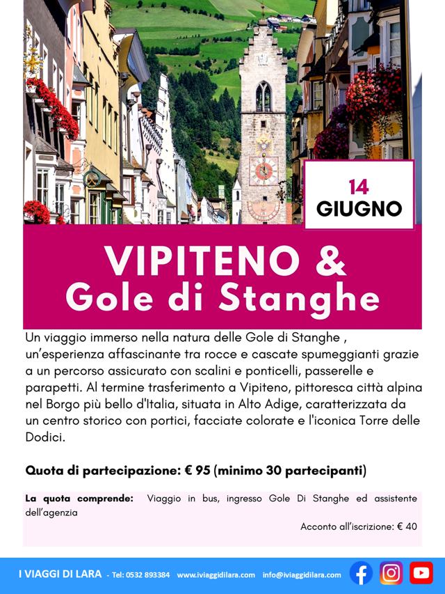viaggio di gruppo-Vipiteno - i viaggi di lara