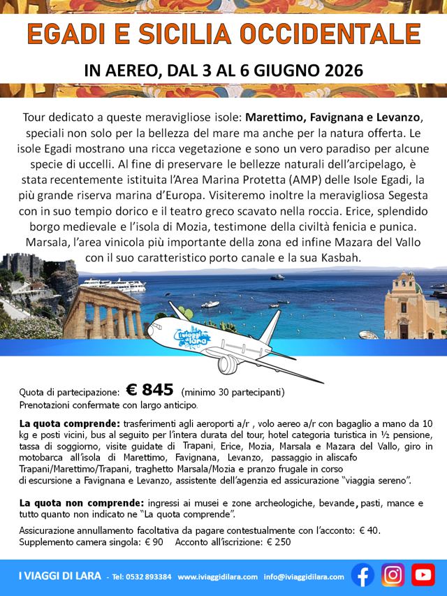 Egadi e Sicilia Occidentale 