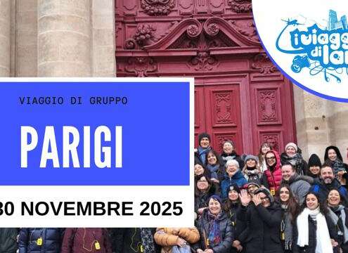 viaggio di gruppo a parigi 2025