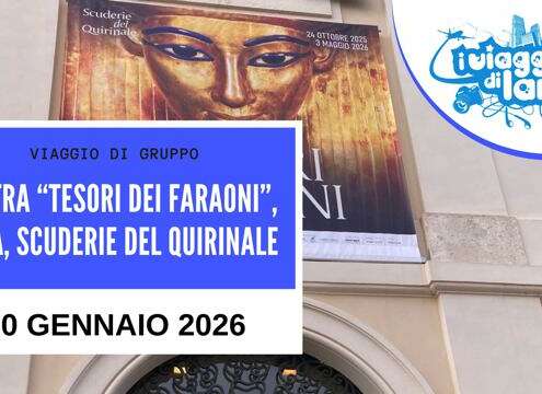 viaggio di gruppo roma mostra tesori dei faraoni622514881_1496359525832166_6027583050946702217_n