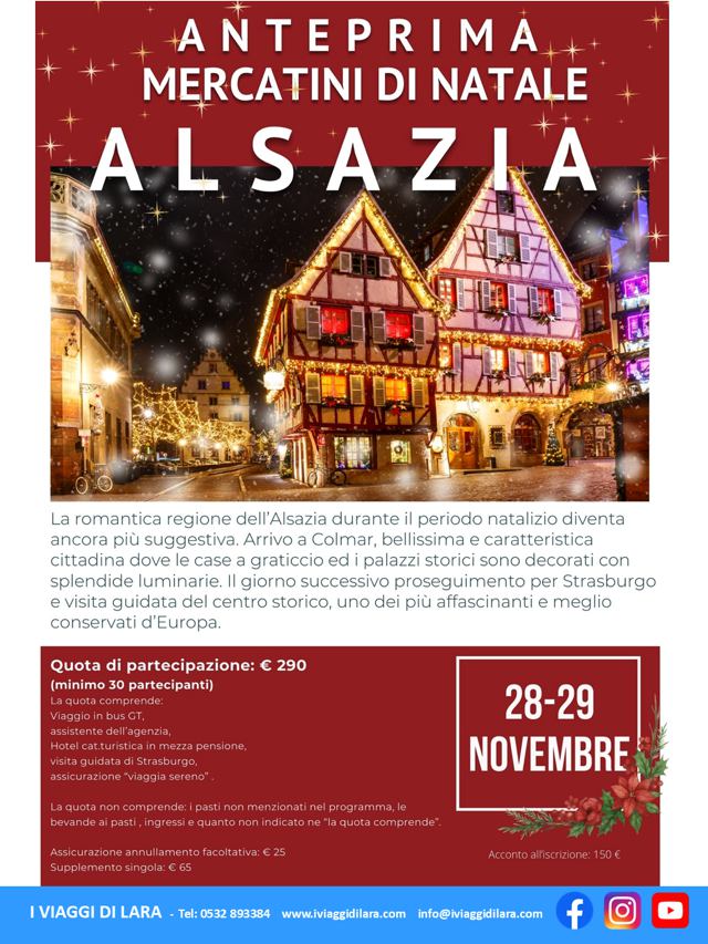 viaggi di gruppo-Alsazia- i viaggi di lara