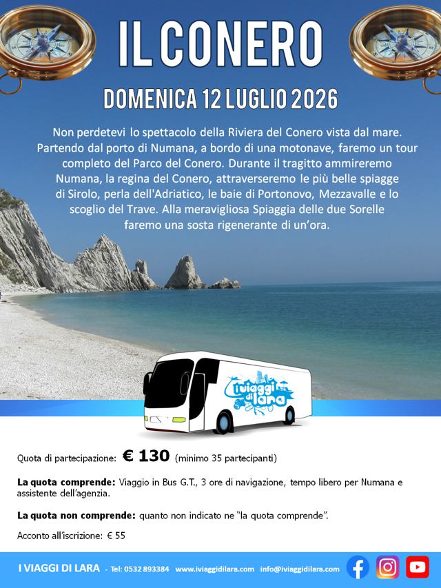 viaggi di gruppo-Conero-i viaggi di lara