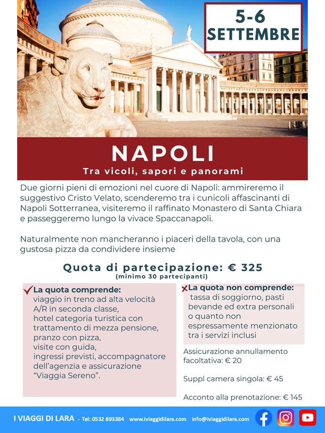 viaggi di gruppo-Napoli sett cornacc- i viaggi di lara