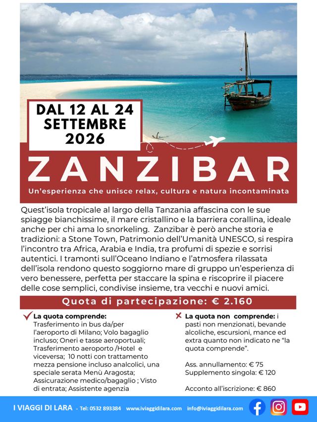 viaggi di gruppo-Zanzibar- i viaggi di lara