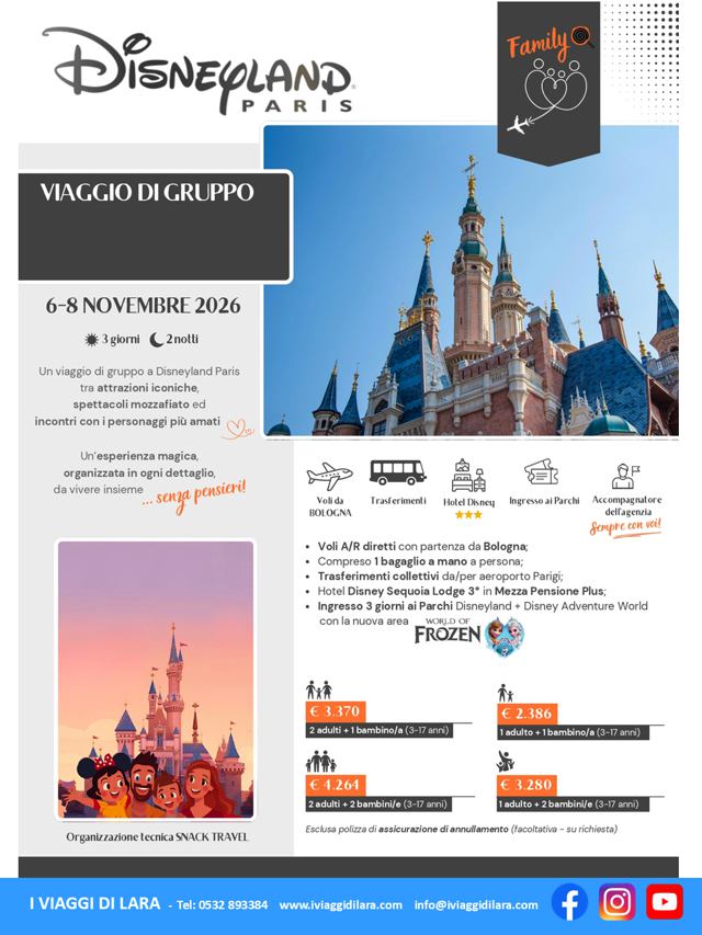 viaggi di gruppo-Disneyland paris snack travel- i viaggi di lara