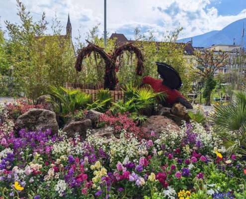 viaggio di gruppo giardini castel trauttmansdordd e merano