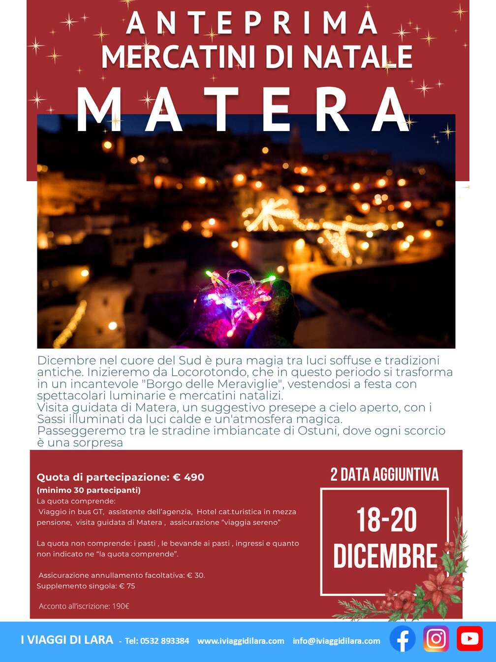 viaggio di gruppo a matera