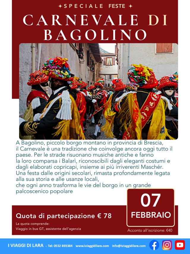 viaggi di gruppo-carnevale di bagolino- i viaggi di lara