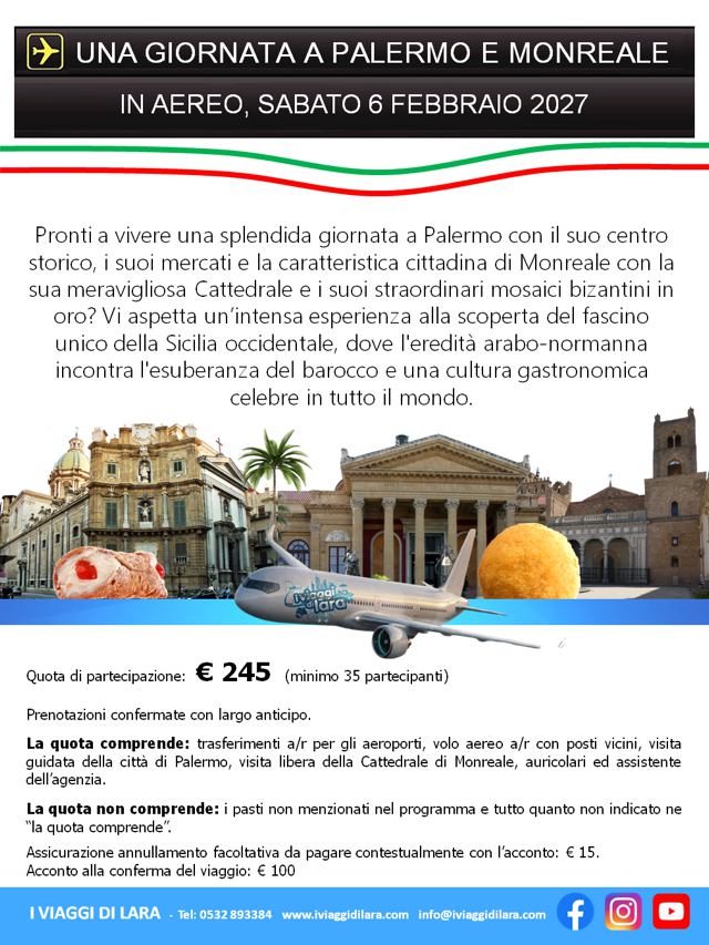 viaggi di gruppo-palermo e monreale- i viaggi di lara
